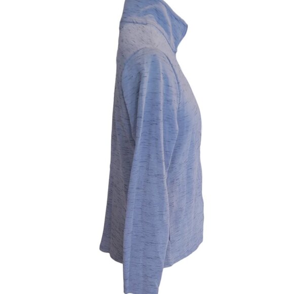 Sketchers Gray with Black Mini Stripes Long Sleeve Casual Jacket in Size M - Picture 3 of 4